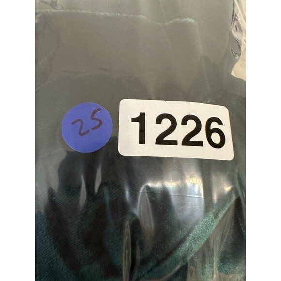 Womans Velvet Emerald Green Mini Dress Size L Whimsigoth Vampire Event Prom Gala - Picture 12 of 13